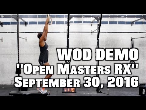 WOD DEMO - OPEN MASTERS RX (Paradiso Crossfit)