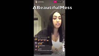 Queen Naija Singing Mamas Hand On Instagram (Live) 👏😘🤗🎼