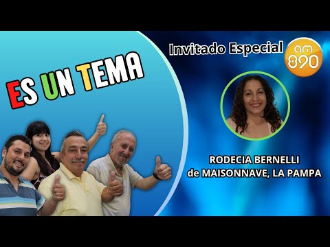 Rodecia Bernelli de Maisonnave, La Pampa en Es Un Tema por AM890