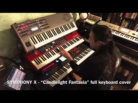 Symphony X - “CANDLELIGHT FANTASIA” full Keyboard Cover (Alexandros Muscio)
