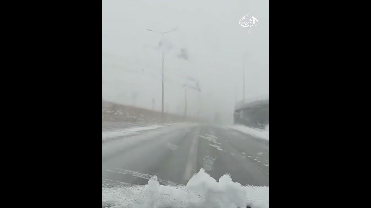 فيديو | الثلوج تكسو أربيل