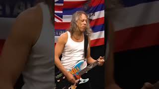 KIRK HAMMETT PLAYS Def Leppard"s WASTED  intro 🎸KILLER RIFF #METALLICA JAMES HETFIELD REACTION