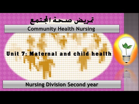 community health nursing chapter 1 تمريض صحة المجتمع الفصل الأول