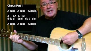 Beginner Acoustic Guitar Video Lesson - Forever In Blue Jeans - Neil Diamond