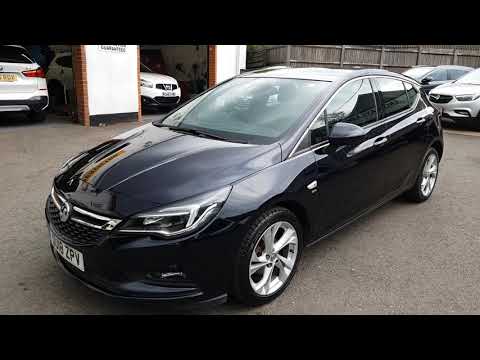 Vauxhall astra sri 1 4 automatic 5 door black 2018 18 plate 10000 miles 1 owner service history