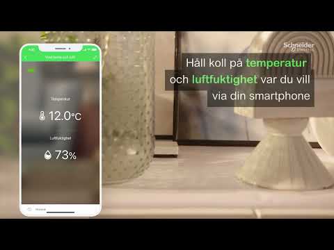 Bild av Wiser temperatur- och luftfuktighetssensor – användningsområden, installation & driftsättning