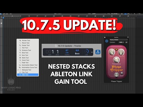 LOGIC PRO 10.7.5 UPDATE - What You Need to Know!