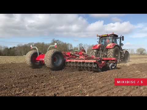 Sumo Mixidisc / S6 working compacted field of grazed Kale.