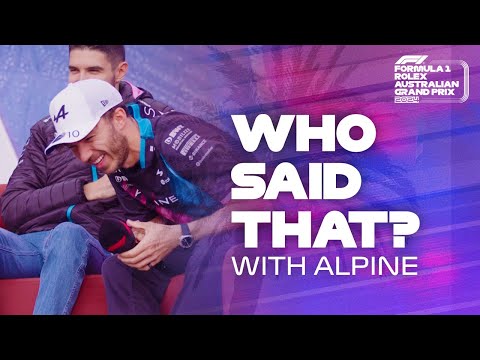 "Who said that?" F1® Team Radio Quiz wit Pierre Gasly and Esteban Ocon