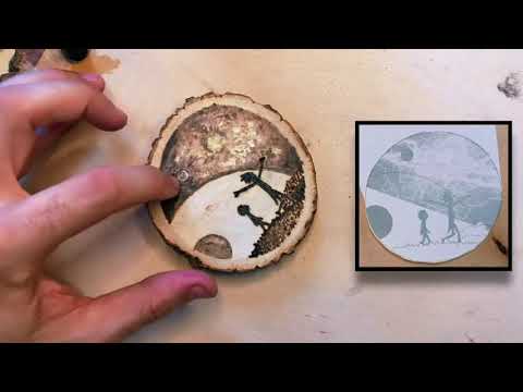 How to Wood Burn Lightning and Outer Space - Rick and Morty