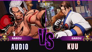 FF:CotW 🐺 AUDIO (Rick Strowd) vs KUU (Kim Kaphwan)⭐Replay Match - FATAL FURY: CotW - 9/26