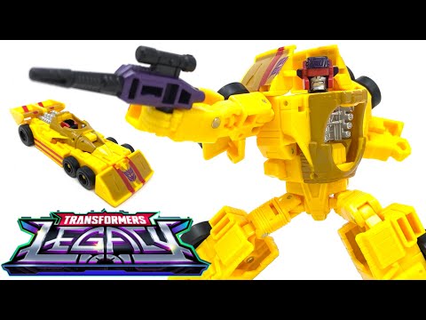 Transformers LEGACY Deluxe Class DRAGSTRIP Review 1/5 MENASOR Combiner