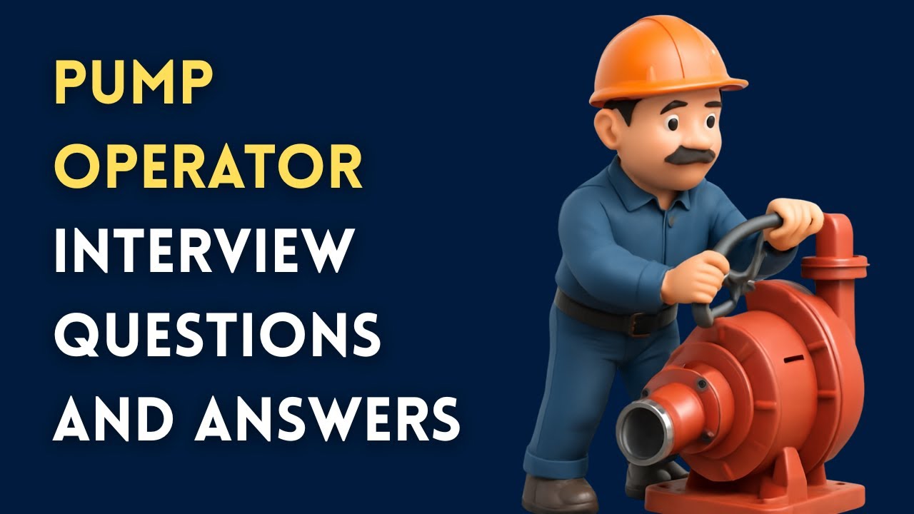 Pump Operator Interview Questions and Answers