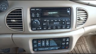 1997-2005 Buick Century Stereo Replacement