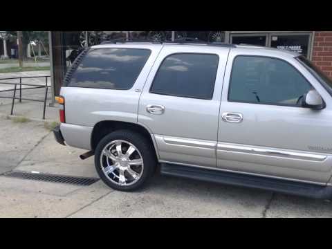 2005 Gmc Yukon 22" Incubus 501 Wheels and 305/40/22 Lexani Tires Rimtyme Durham