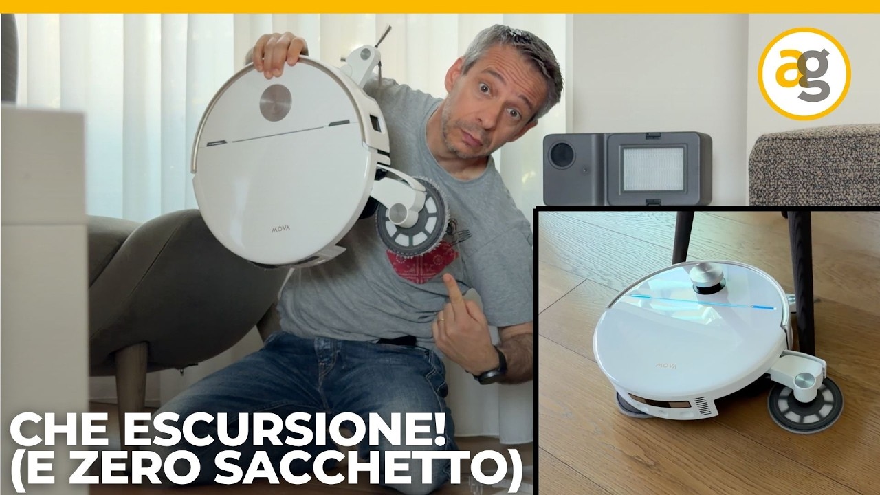Il ROBOT che "ABBRACCIA" GLI OSTACOLI. Recensione MOVA V70 ultra