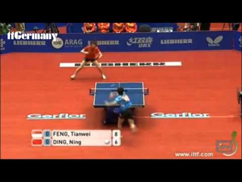 Amazing Point WTTTC 2012 Ding Ning-Feng Tianwei 53 Shots [HD]