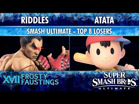 Frosty Faustings XVII TOP 8 LOSERS - Riddles (Kazuya, Terry) vs ATATA (Ness) - Smash Ultimate