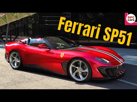 New Ferrari SP51 One-Off Roadster Based On The 812 GTS