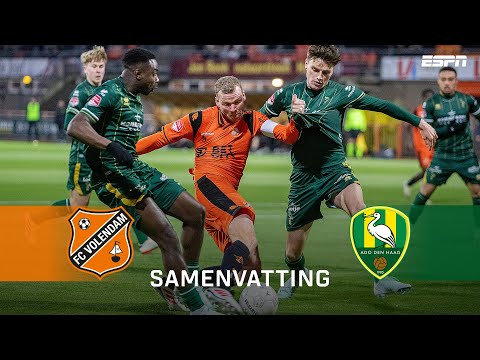 🟥 RODE kaart, 3️⃣ GOALS & HEERLIJKE volley! | Samenvatting FC Volendam - ADO Den Haag