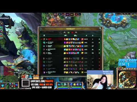 Imaqtpie with Aphromoo vs Prototype Black - Kalista vs Vayne - Bot - Full Game