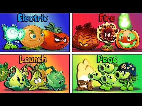 PvZ 2 Challenge - Random 4 Best Team Plants Battlez - Which Team Plant Will Win?