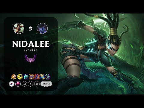 Nidalee Jungle vs Sylas - KR Master Patch 13.12