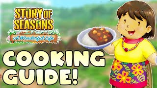 How to Find All Recipes + Cooking Tips in Story of Seasons A Wonderful Life