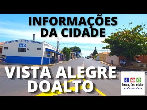 ENTRADA DA CIDADE E INFORMAÇÕES - VISTA ALEGRE DO ALTO-SP