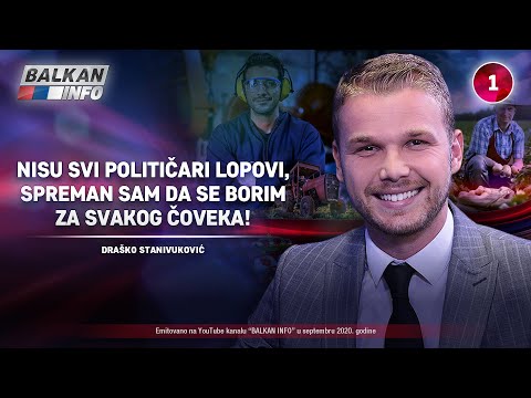INTERVJU: Draško Stanivuković - Nisu svi političari lopovi, boriću se za svakog čoveka! (23.9.2020)
