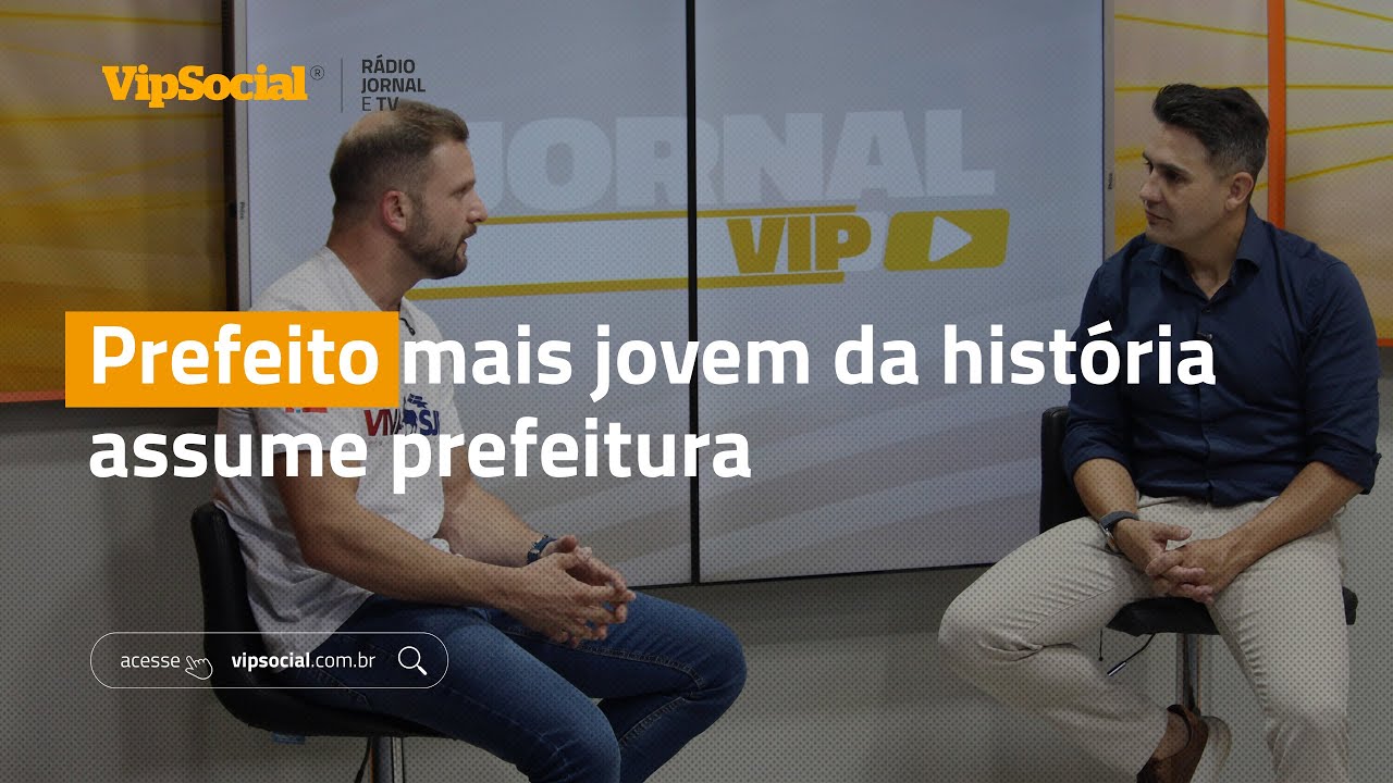 Aos 29 anos, prefeito mais jovem da história assume sem alterações no planejamento administrativo