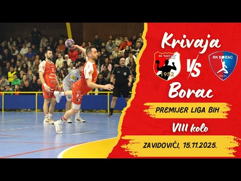Premijer liga BiH: RK Krivaja - RK Borac
