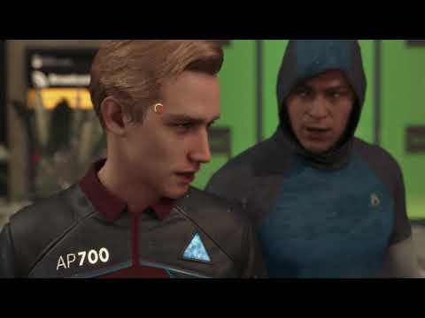 Part  28 - FREEDOM MARCH: Marcus defeats the police DETROIT BECOME HUMAN Walkthrough Gameplay