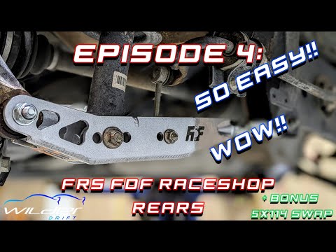 FRS gets FDF rear suspension and 5x114 rear hub conversion!!
