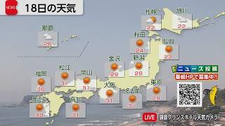 5月18日の天気