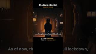 "As of now, the school is on full lockdown" — Shadowing English with Wednesday | S1E6