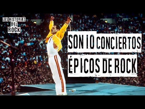 Son 10 Conciertos Épicos de Rock| Las Historias Del Rock