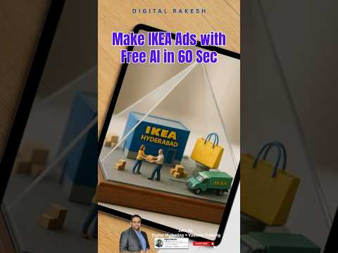 How to Create IKEA-Style Ads Using Free AI Tools + ChatGPT | Step-by-Step Furniture Ad Guide