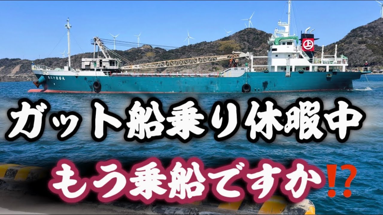 【2026】【ガット船】船乗りの長期休暇中、急遽ガット船からの一報？現場に向かう船乗り！