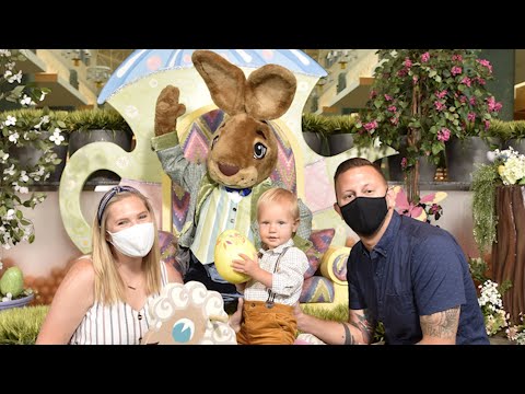 First Time Meeting The Easter Bunny, Eating The Best Burger In Orlando & Planting Easter Egg Seeds! - YouTube