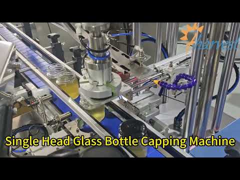 Single Head Glass Bottle Capping Machine - Perfect Screw Cap Sealing Every Time