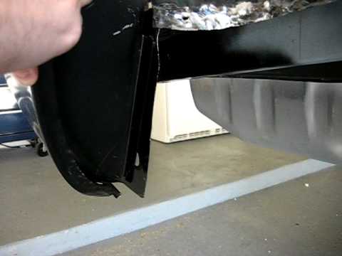 Trunk floor pan install on 65 mustang convertible