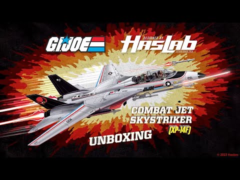 G.I. Joe Combat Jet Skystriker HasLab Unboxing