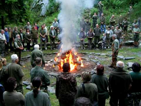 Výroční oheň TO Cannawakke 5.6.2010 - zapálení