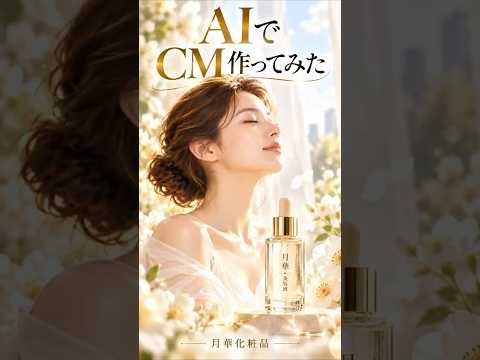 AIで化粧品ブランドCMを制作します イメージ1