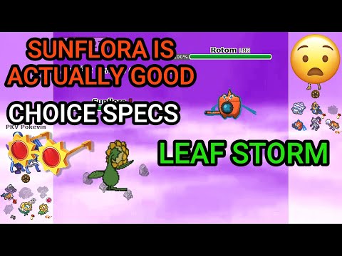 The Best Sunflora Game Ever! (Pokemon Showdown Random Battles) (High Ladder)
