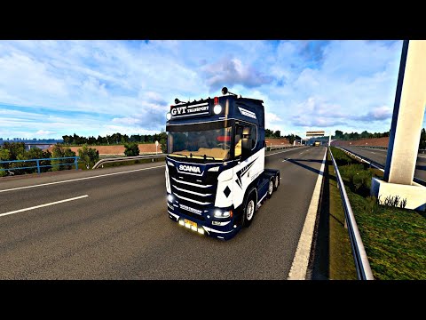 Scania 580S GVT Transport - NEW MOD: EURO TRUCK SIMULATOR 2 | STEERING WHEEL |