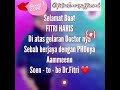 Hanya Tuhan Yang Tahu 2018 Fitri Haris Special Thanks For Everyone