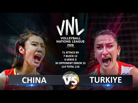 China vs Turkiye | Women's VNL 2025