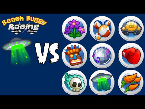 B'zorp Ability Vs All Bosses Abilities Battle | Beach Buggy Racing | 2021 Game Play